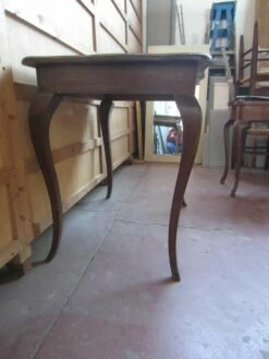 Writing Table With Bowed Legs, 1940s -PAMONO Sales writing table with bowed legs 1940s 5